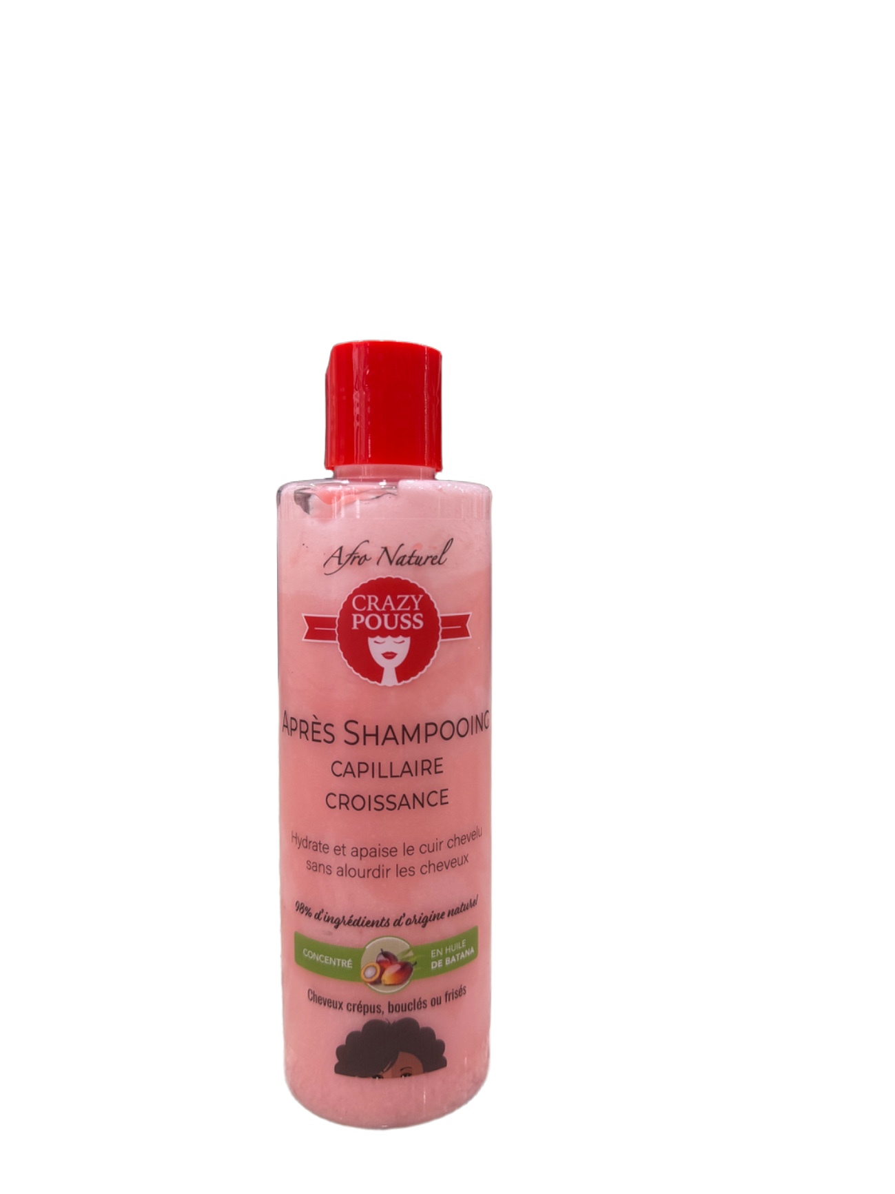CRAZY POUSS - Après Shampooing Capillaire Croissance de Batana 250ml