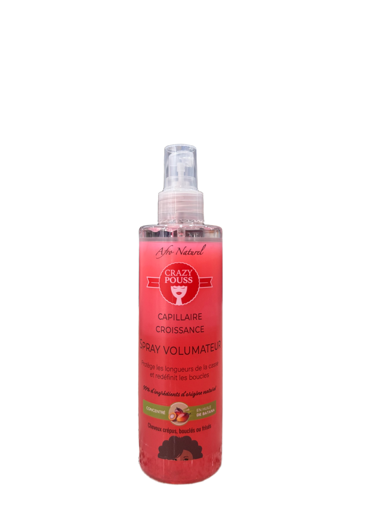 CRAZY POUSS - Spray Capillaire Croissance de Batana 250ml