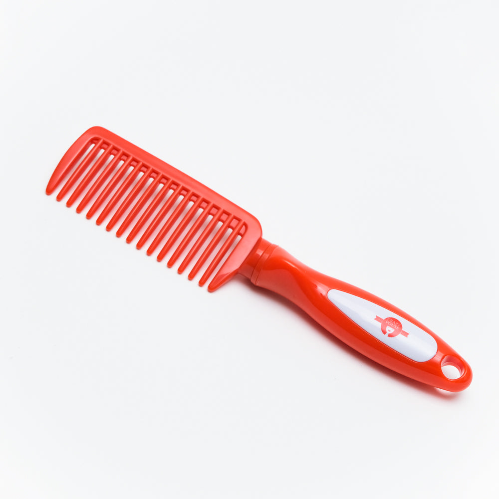 CRAZY POUSS - Peigne à dents large manche - 3 couleurs