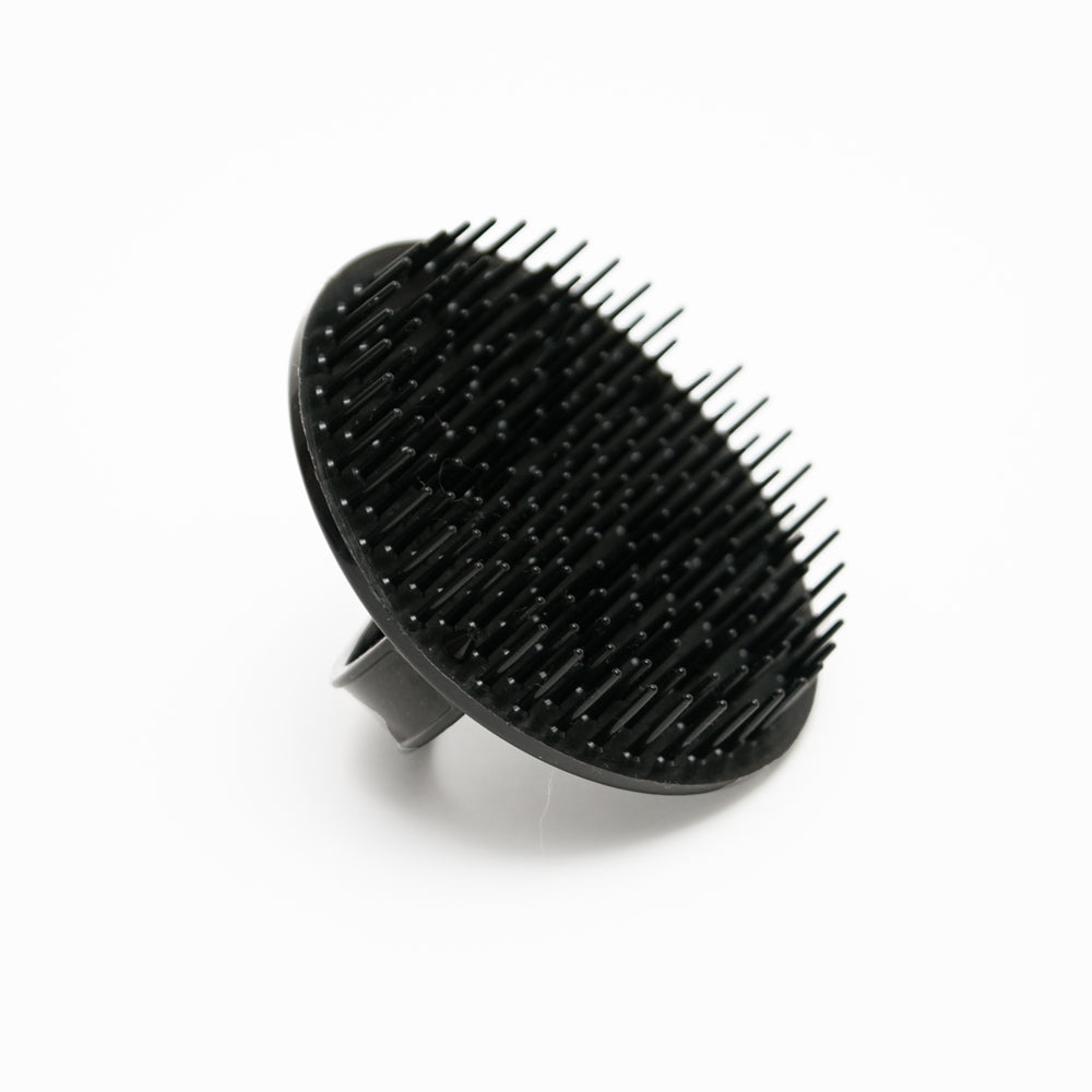 CRAZY POUSS - Brosse ronde avec manche - Noire