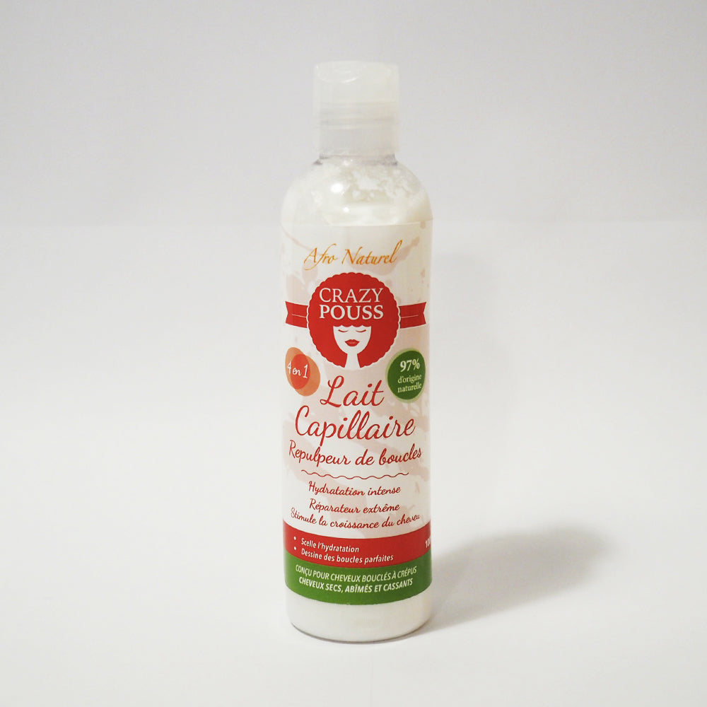 CRAZY POUSS - Lait Capillaire activateur de Boucles 250ml