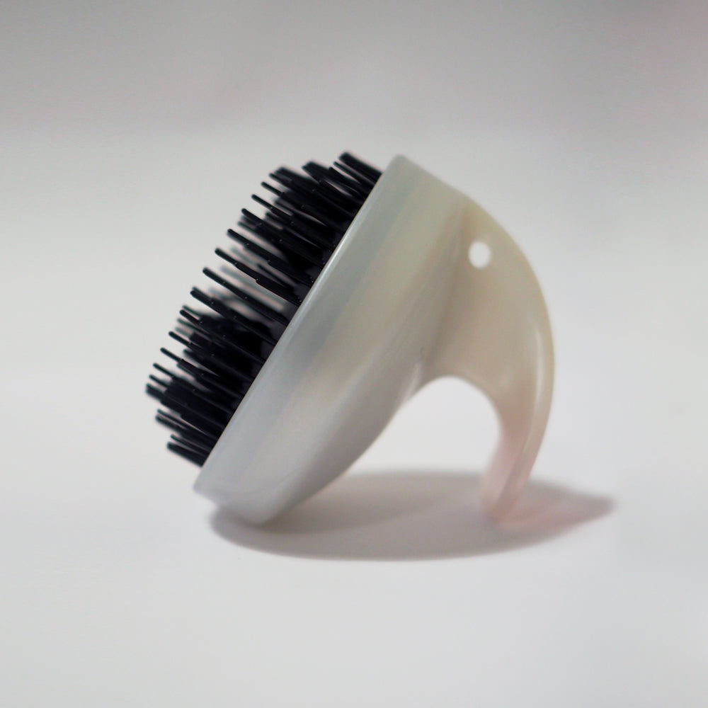 CRAZY POUSS - Brosse soin - Noir et blanc