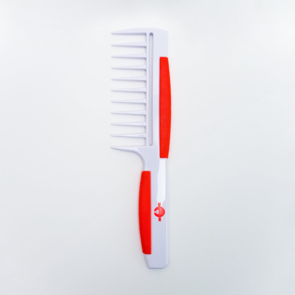 CRAZY POUSS - Peigne blanc & rouge