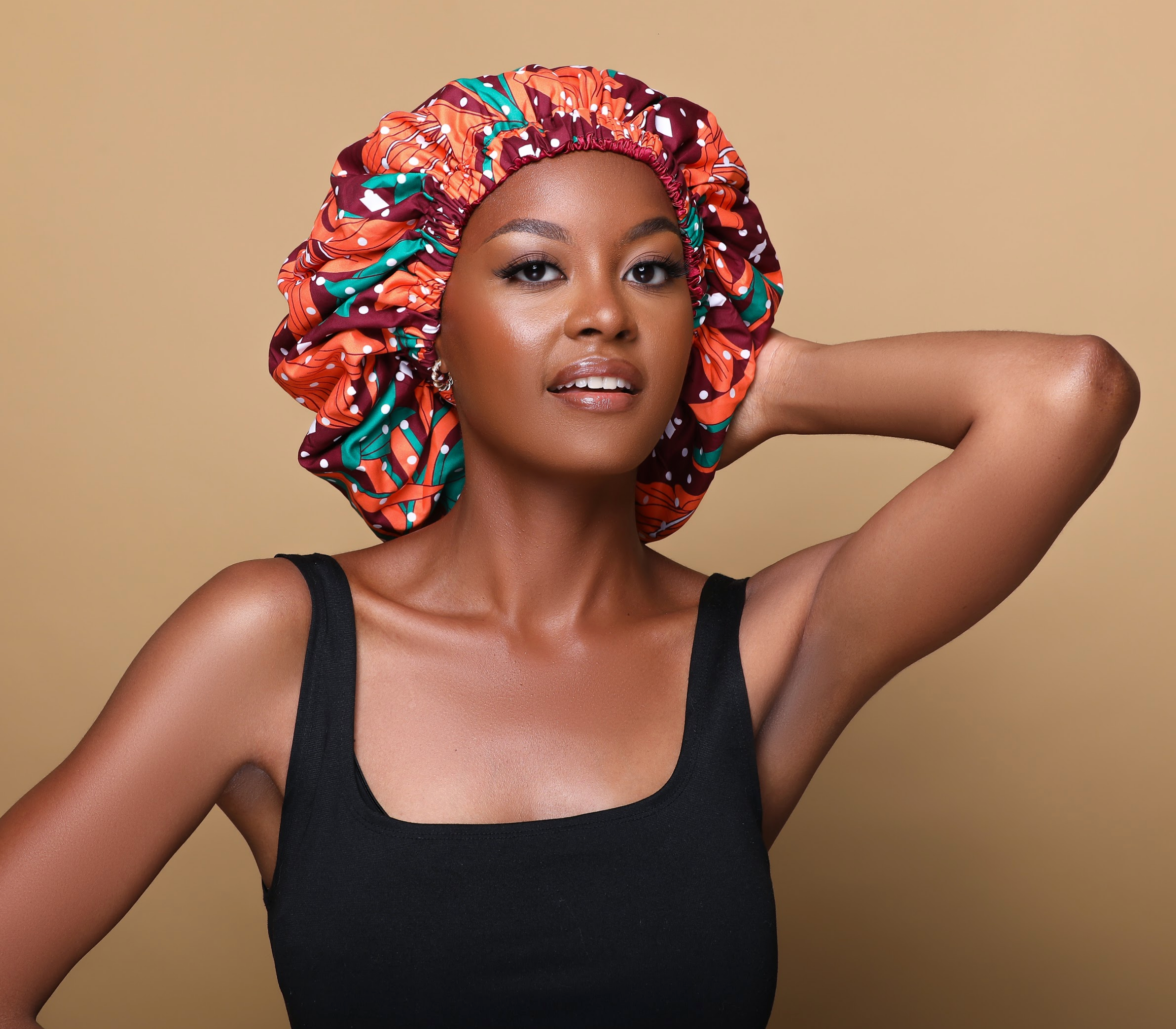 CRAZY POUSS - Bonnet en wax - Anti-casse - Dessèchement - Plusieurs coloris