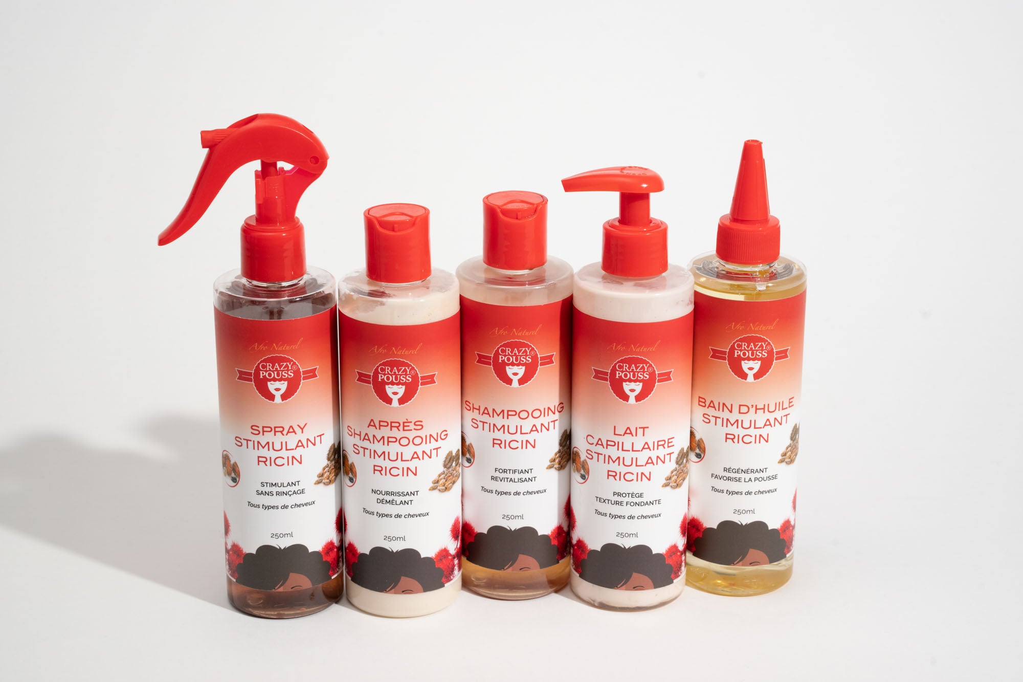 CRAZY POUSS - Pack gamme stimulante à l’huile de ricin