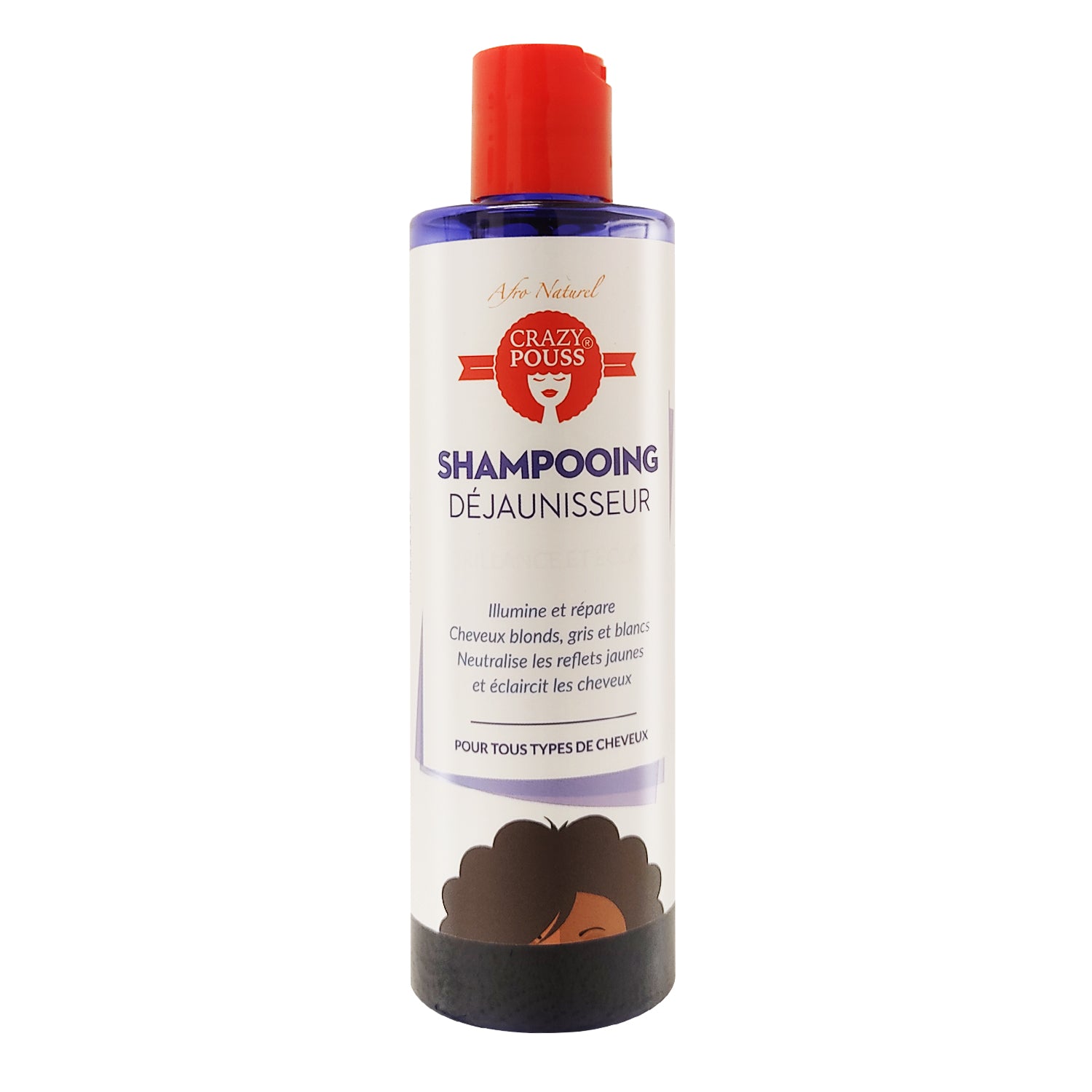 CRAZY POUSS - Shampoing déjaunisseur - Blanc