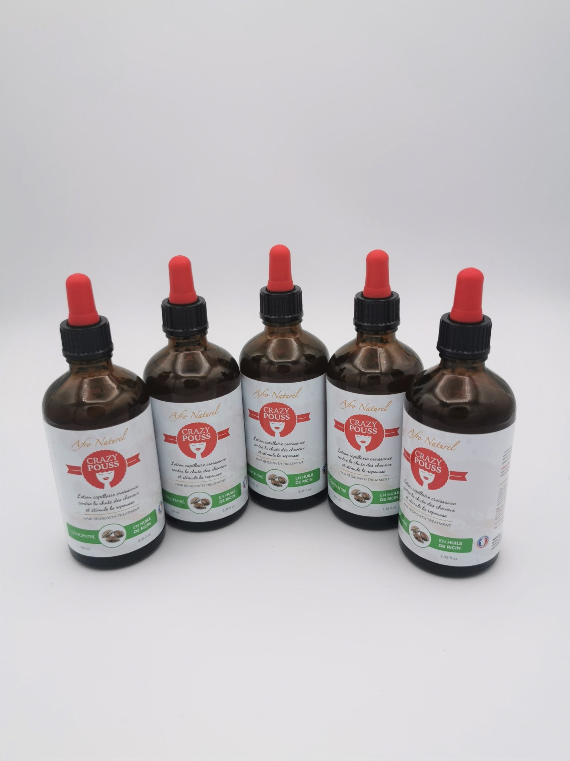 CRAZY POUSS - Pack 5 lotions capillaires croissances