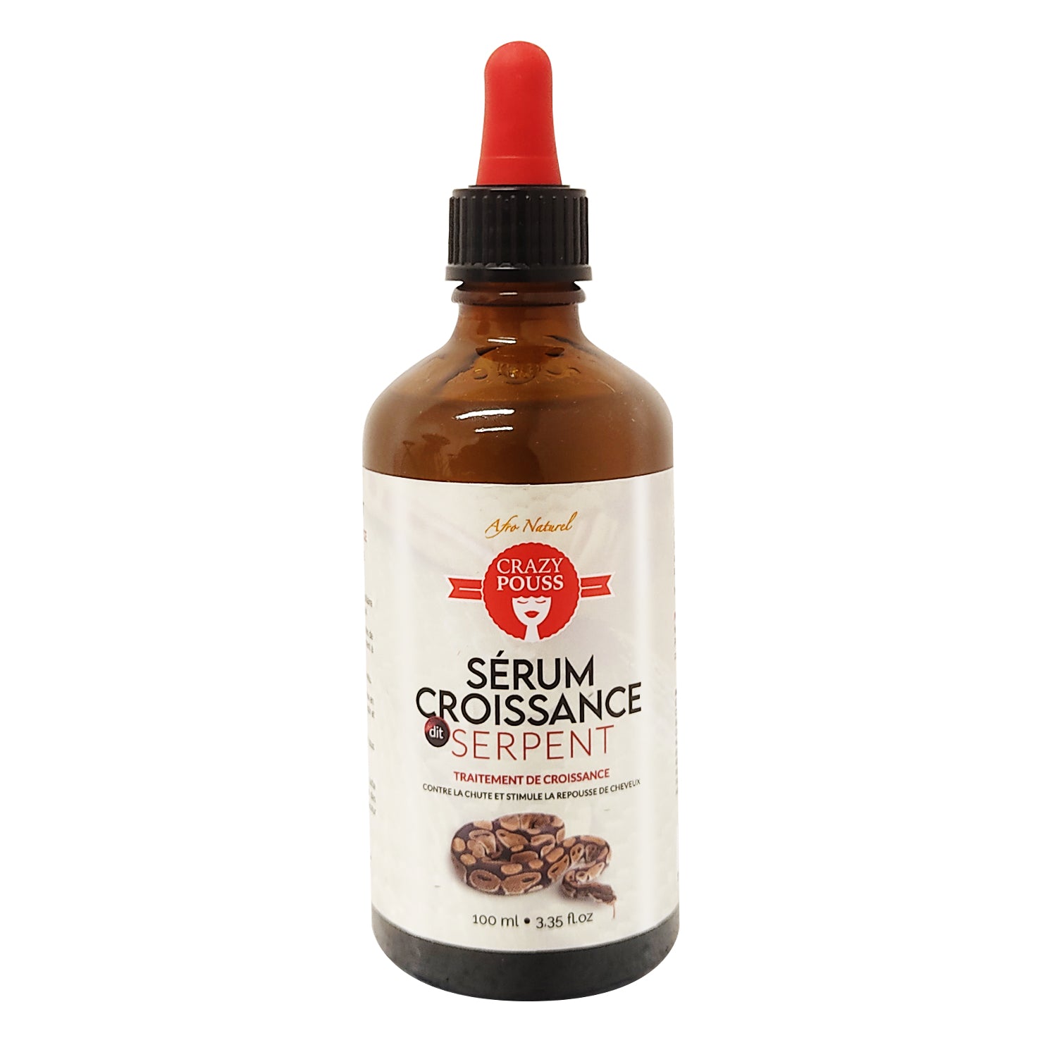 CRAZY POUSS - Sérum de croissance dite serpent 100ml - Marron