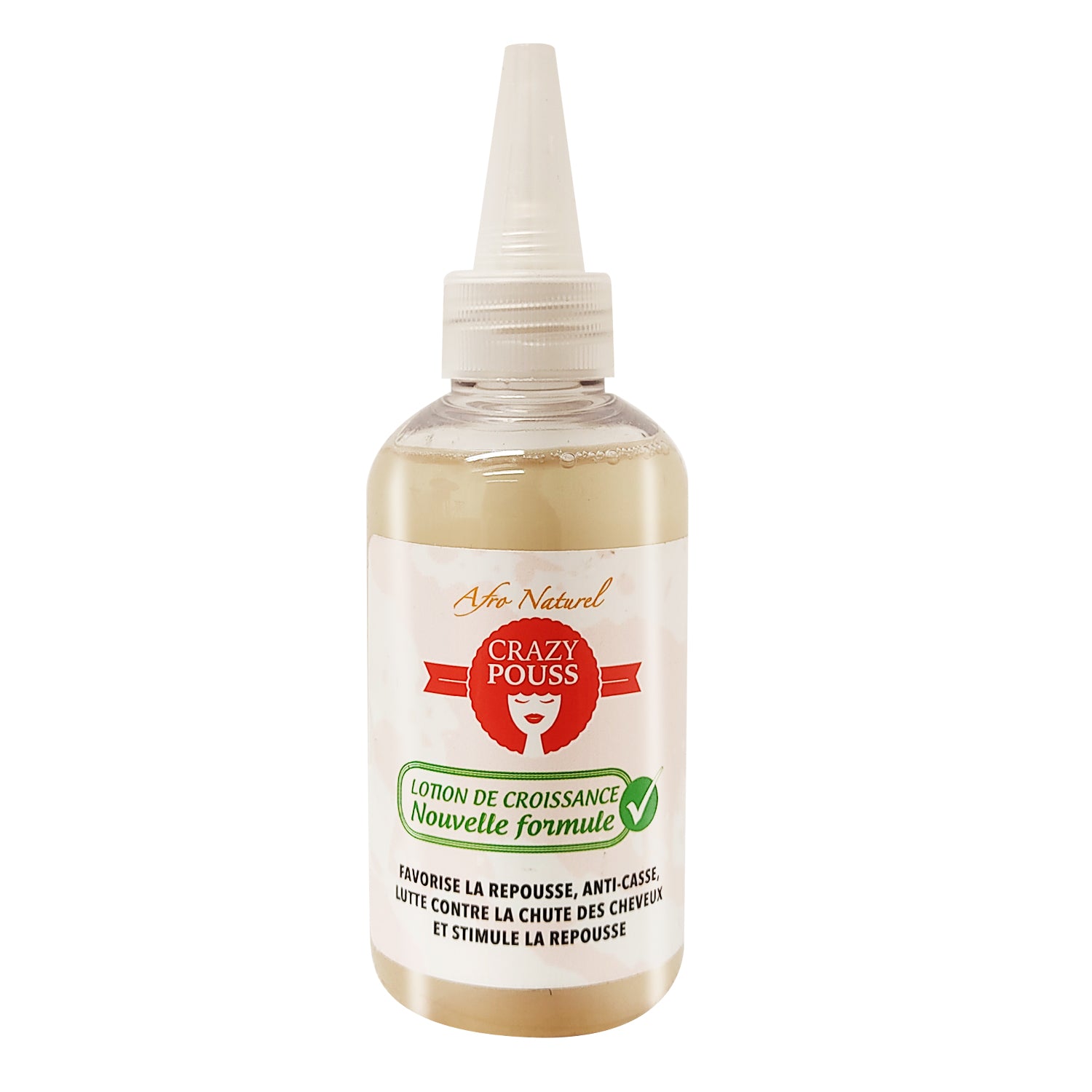 CRAZY POUSS - Lotion de croissance nouvelle formule - Blanche