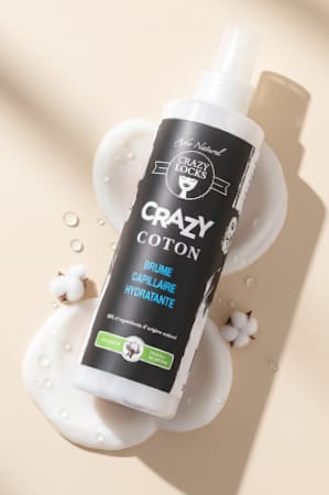 CRAZY LOCKS - CRAZY COTON Brume capillaire hydratant - huile de Coton