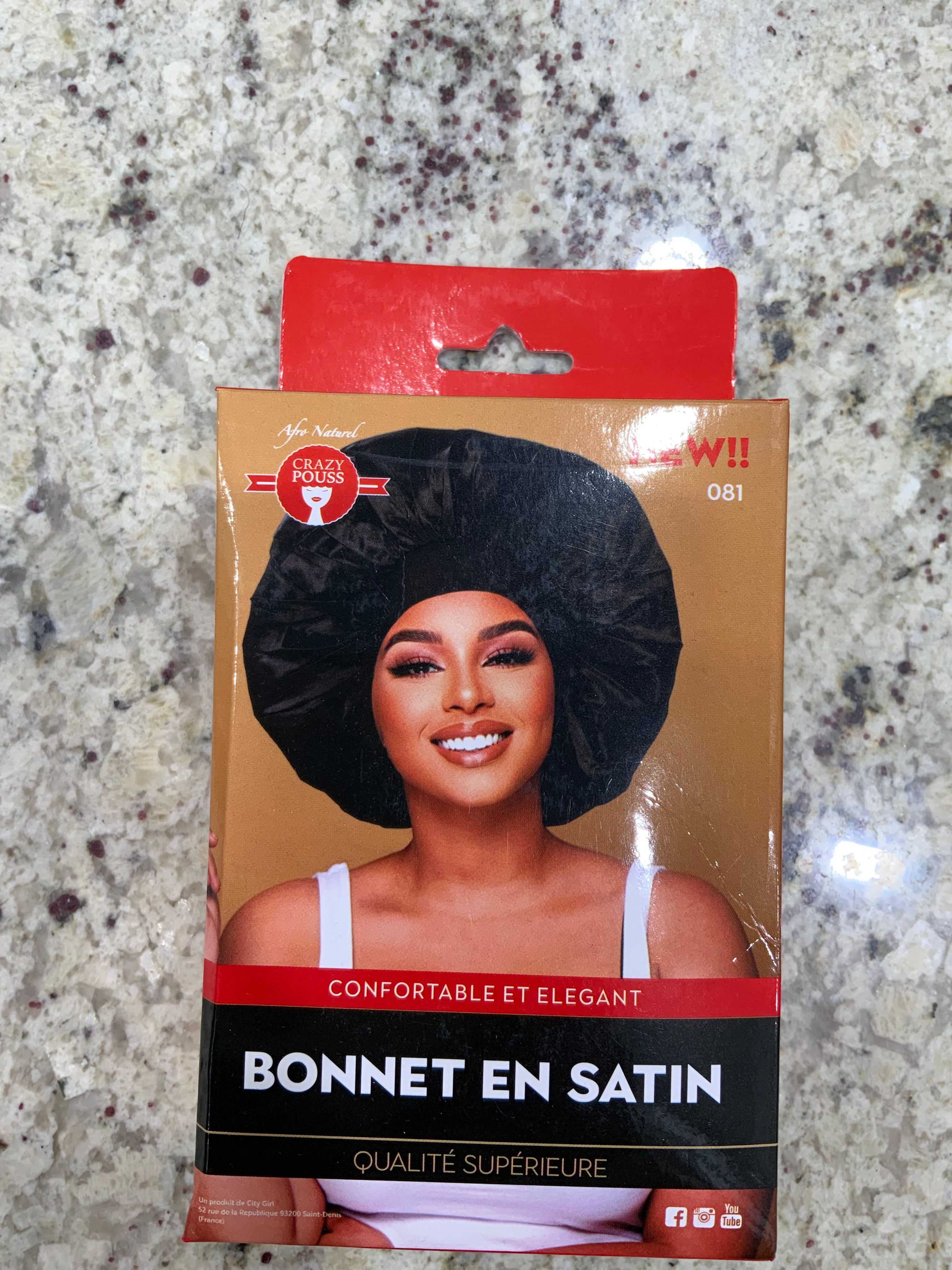 CRAZY POUSS - Bonnet en wax - Anti-casse - Dessèchement - Plusieurs coloris