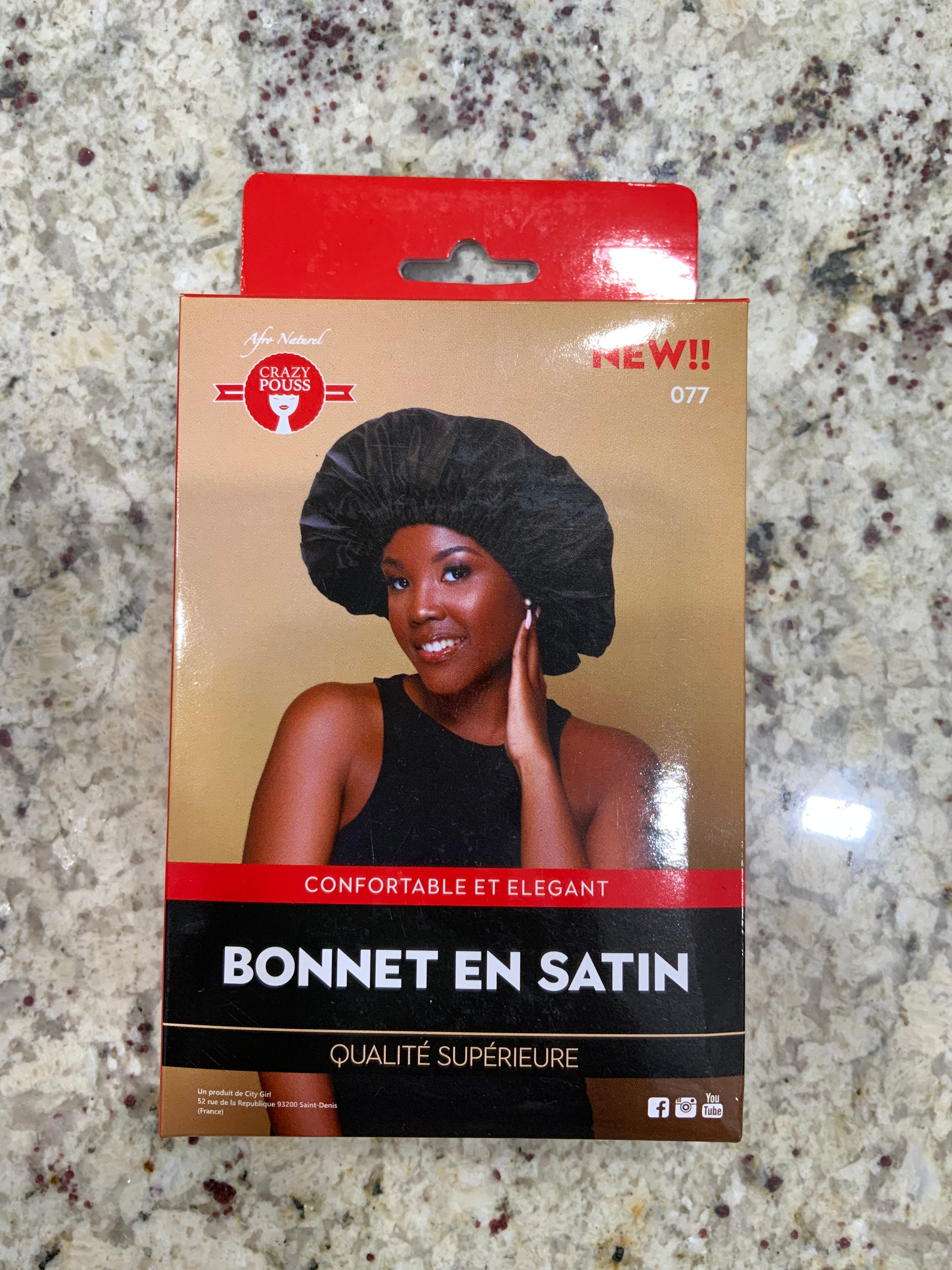 CRAZY POUSS - Bonnet en wax - Anti-casse - Dessèchement - Plusieurs coloris