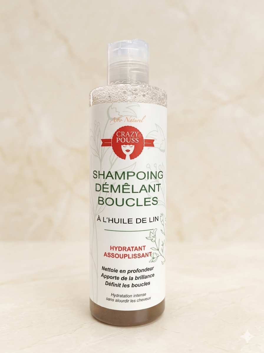 Shampoing Démêlant Boucles à l’Huile de Lin 250ml