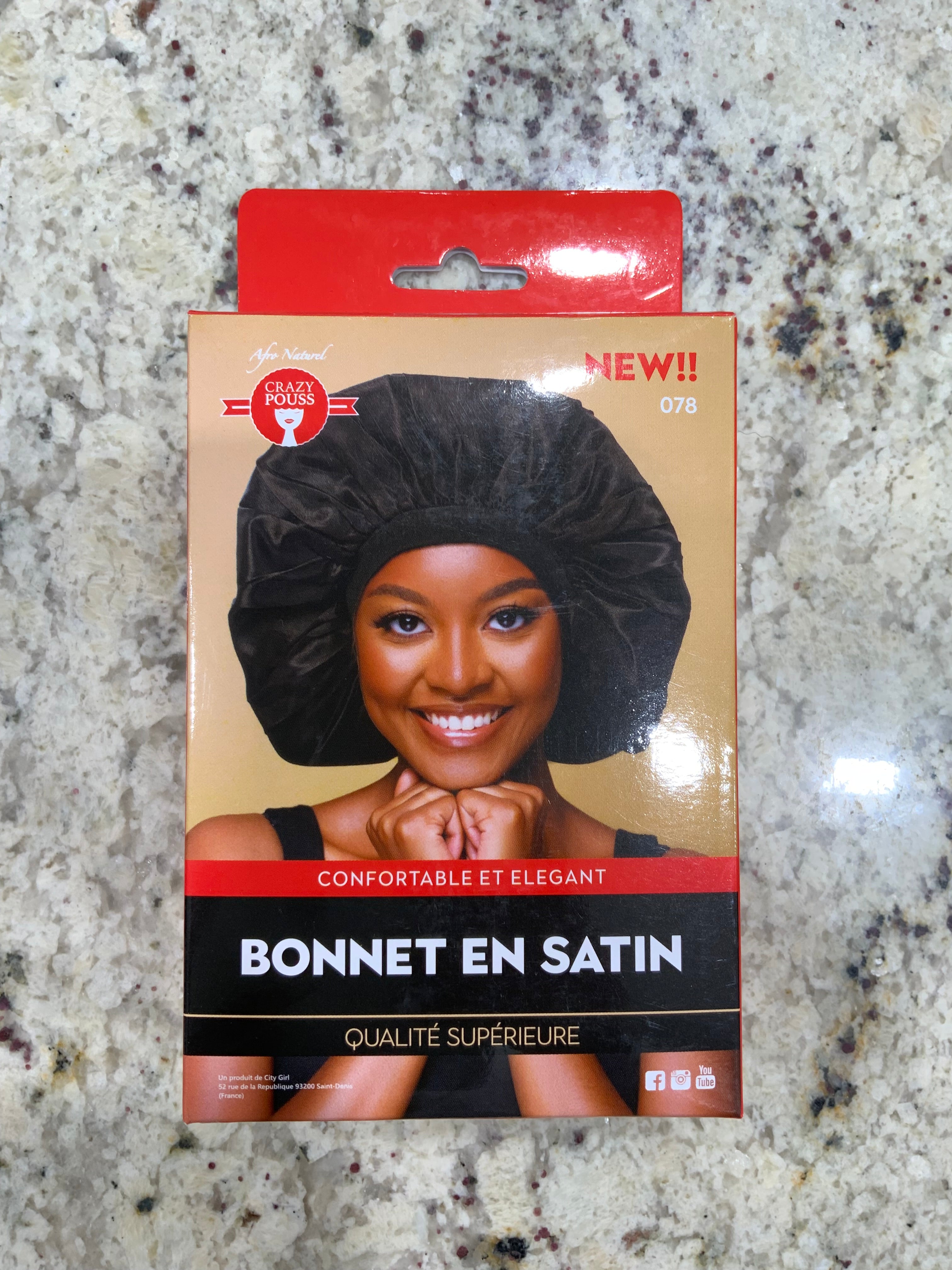 CRAZY POUSS - Bonnet en wax - Anti-casse - Dessèchement - Plusieurs coloris