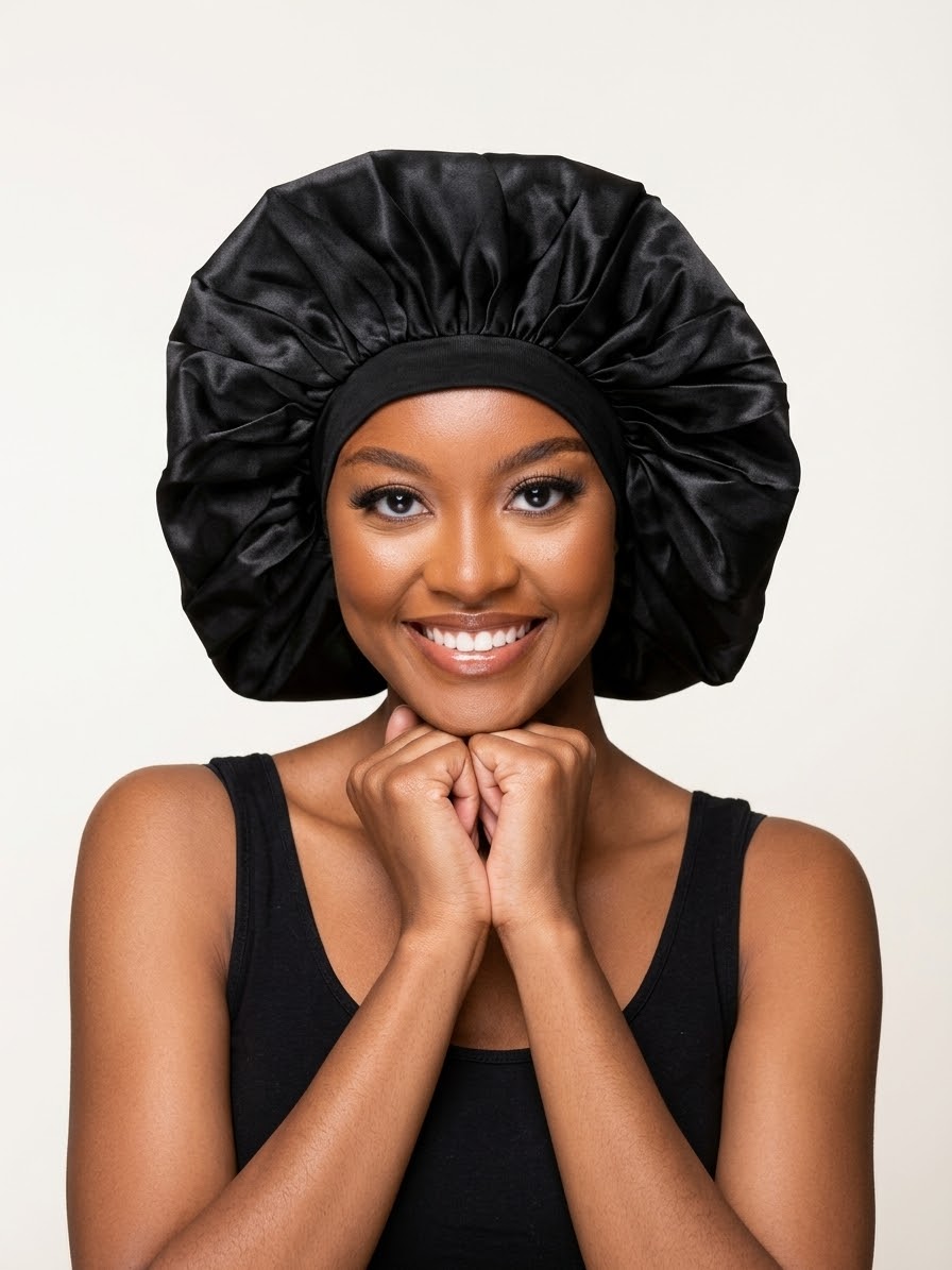 CRAZY POUSS - Bonnet en wax modèle 078 - Conservateur d’hydratation - Plusieurs couleurs