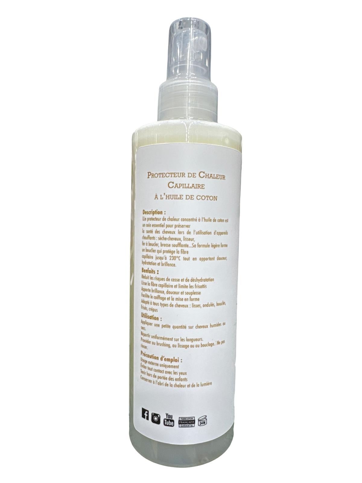 CRAZY - PROTECTEUR DE CHALEUR Huile de Coton 250ml