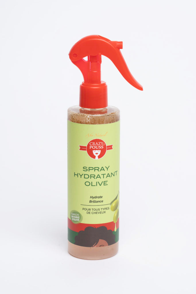 CRAZY POUSS - Spray hydratant olive pour prendre soin de vos cheveux