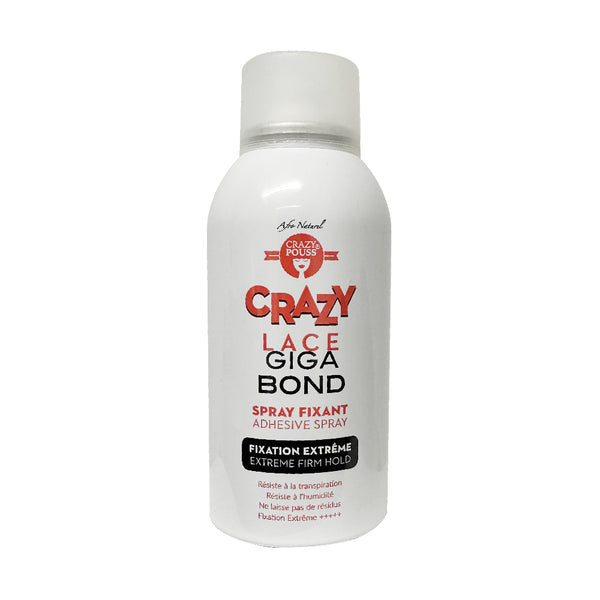 CRAZY POUSS - Spray Perruque Lace Giga Bond 150ml