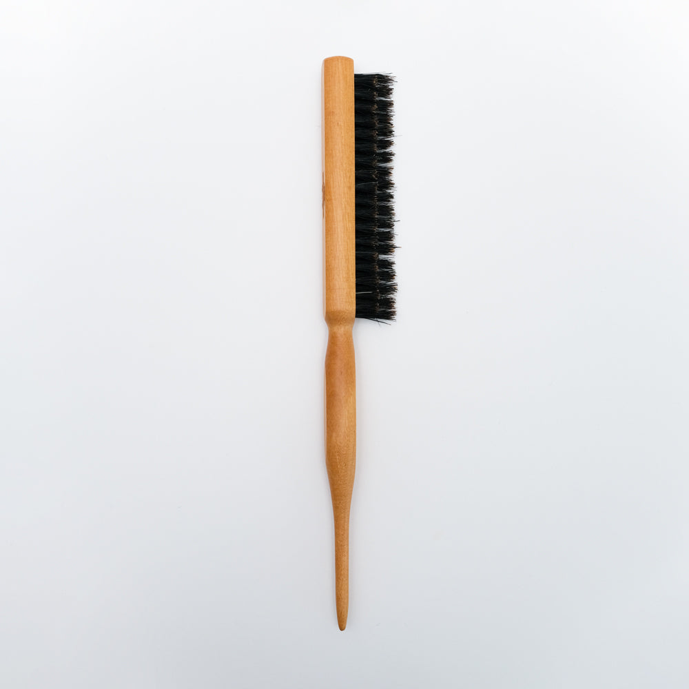 CRAZY POUSS - Brosse large baby hair - Noire - Outil pour brosser facilement vos baby hair