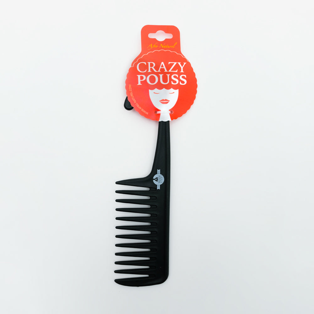 CRAZY POUSS - Peigne coiffante dents larges - Rouge - Accessoires
