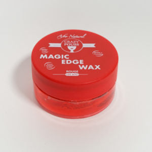 CRAZY POUSS - Magic edge wax 150ml - Plusieurs couleurs - Produit pour coiffer, sculpter et fixer durablement tous les styles de coiffures