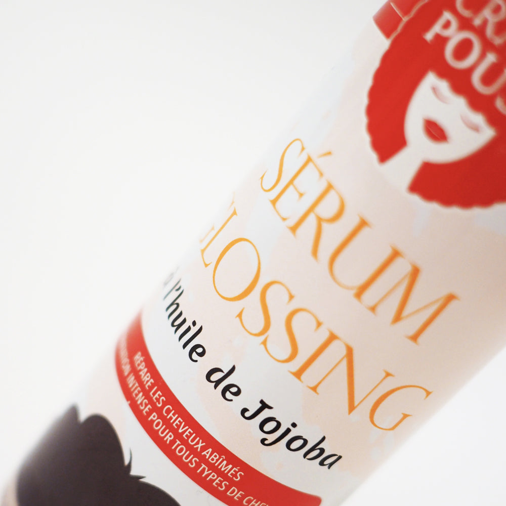 CRAZY POUSS - Sérum glossing jojoba - Blanc - Sérum pour hydrater, protéger et réparer vos cheveux au quotidien