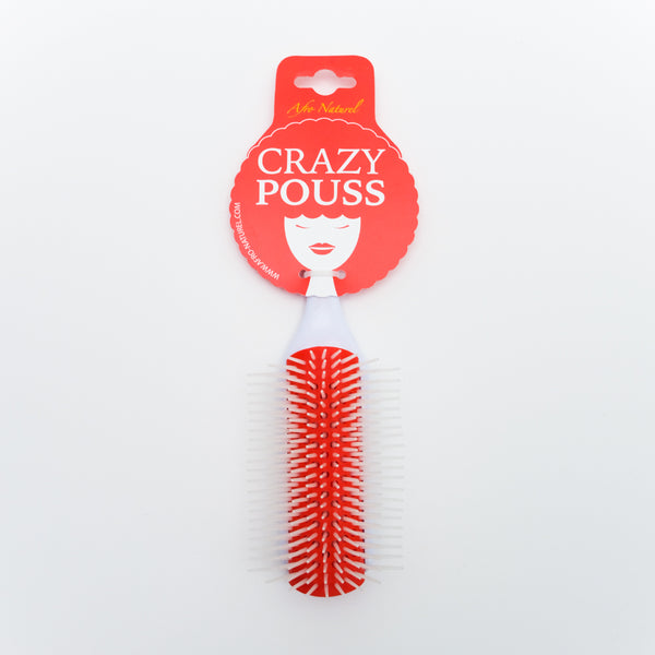 CRAZY POUSS - Peigne coiffante dents larges - Rouge - Accessoires –  www.
